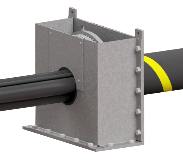 Onshore landing clamp